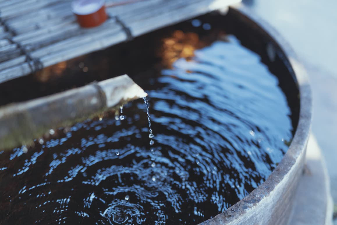 Encountering the water