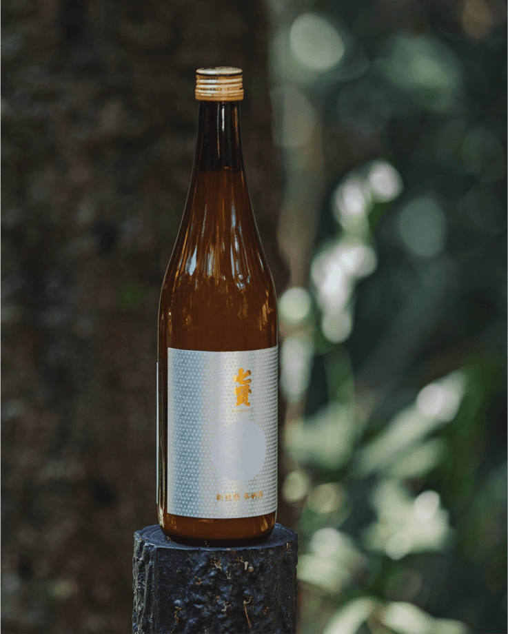 Junmai dedication sake for the harvest ceremony