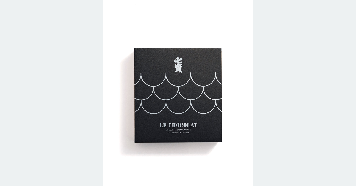 Single-origin ganache & Alain Ducasse Sustainable Spirits by